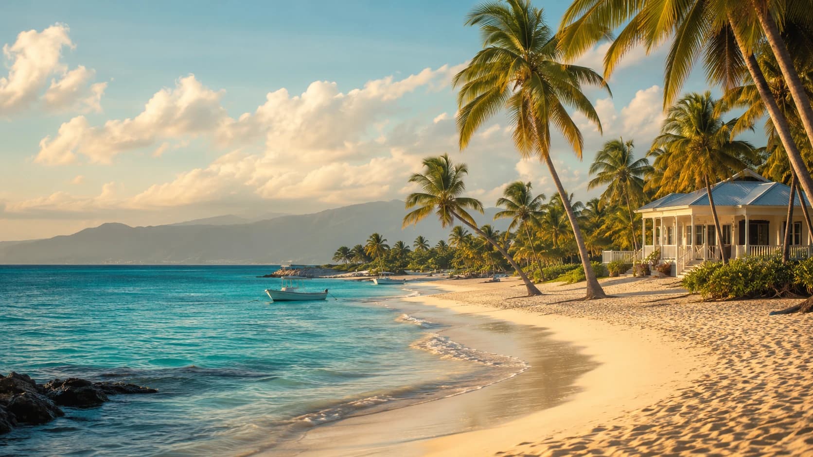 Plage tropicale et ambiance caribéenne en République dominicaine